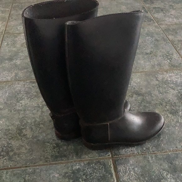 Made in France, tall equestrian rain boot black (from apple saddlery) - Picture 4 of 7